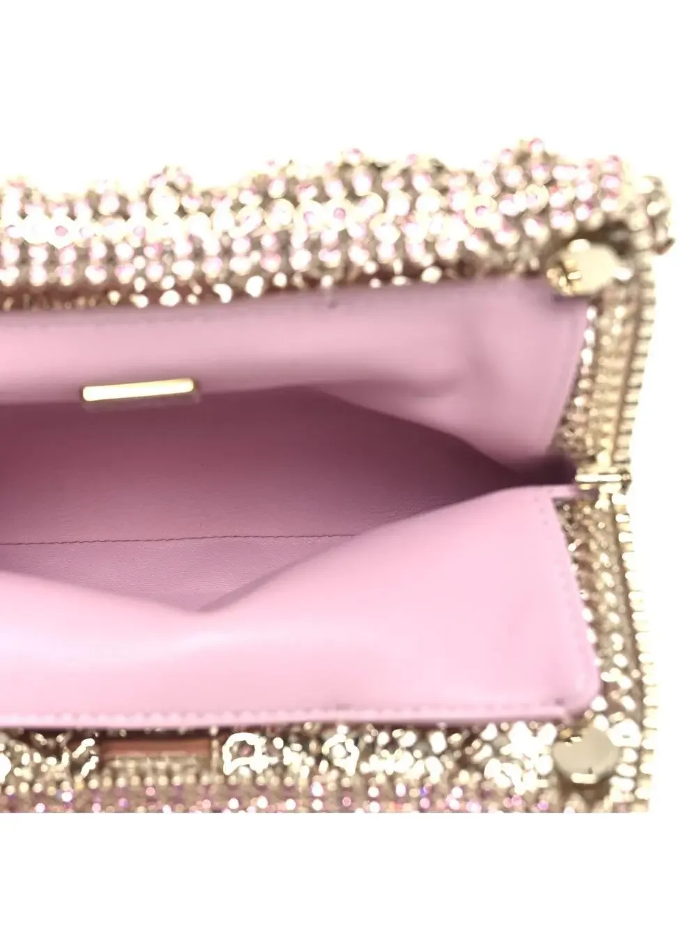 Crystal Embellished Metallic Lambskin #326758C13B